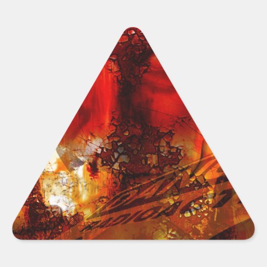 Red Face Graffiti Sticker (Voorkant)