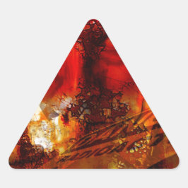 Red Face Graffiti Sticker