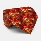 Red Face Graffiti Stropdas (Opgerold)