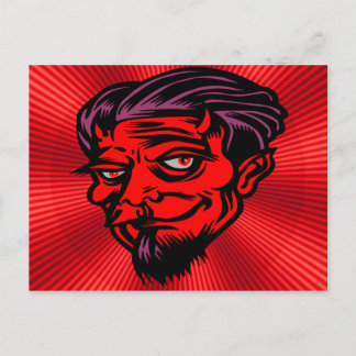 Red Faced Devil Briefkaart
