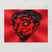Red Faced Devil Briefkaart (Voorkant)