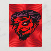 Red Faced Devil Briefkaart (Voorkant)