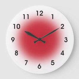 Red Faced Kitchen Clock from Youbeaut Designs. Grote Klok