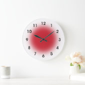 Red Faced Kitchen Clock from Youbeaut Designs. Grote Klok (Huis)