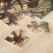 Red Faced Spider Monkeys door Louis Sargent Legpuzzel (Zijkant)