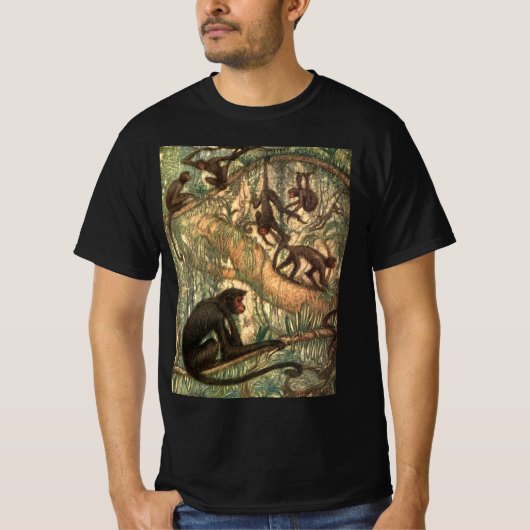 Red Faced Spider Monkeys door Louis Sargent T-shirt (Voorkant)