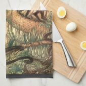 Red Faced Spider Monkeys door Louis Sargent Theedoek (Quarter Fold)