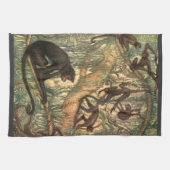 Red Faced Spider Monkeys door Louis Sargent Theedoek (Horizontaal)