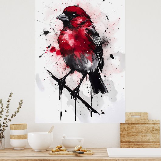 Red Factor Canary Wharf Poster (Keuken)