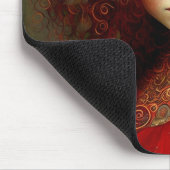 Red Fairy Fantasy Art Muismat (Hoek)