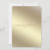 Red fancy String licht gouden vonk Kaart (Achterkant)