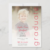 Red Fancy Vellum Overlay Effect Photo Kaart (Voorkant)