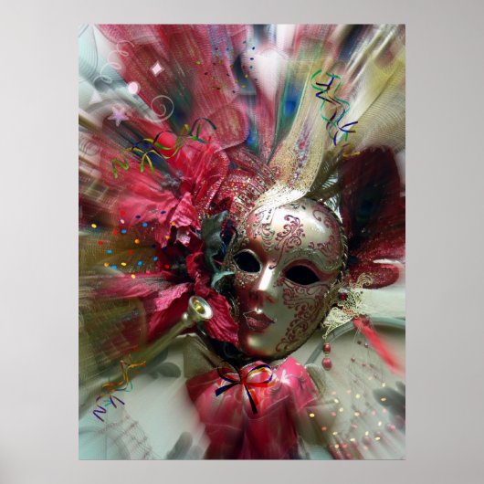 Red Fantasy Angel Poster (Voorkant)