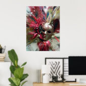 Red Fantasy Angel Poster (Thuiskantoor)