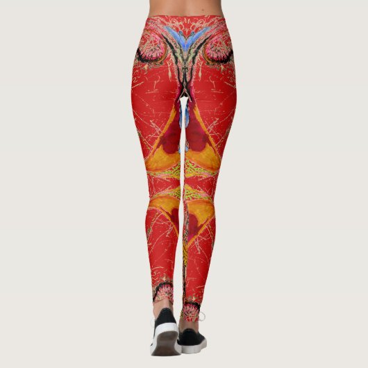 Red Fantasy Leggings (Achterkant)