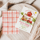 Red Farm dieren 3e verjaardag Uitnodiging