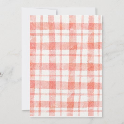 Red Farm dieren 3e verjaardag Uitnodiging (Achterkant)