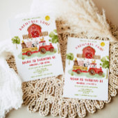 Red Farm dieren 6e verjaardag Uitnodiging