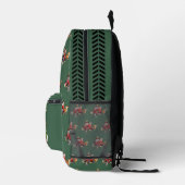 Red Farm Tractors Kids Personalized Backpack Bedrukte Rugzak (Rechts)
