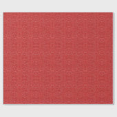 Red Faux Glitter Cadeaupapier (Vlak)