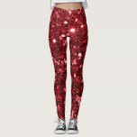 Red Faux Glitter Leggings<br><div class="desc">Glamoureus grote rode faux glitter.
Let op:  Dit zijn platte grafische afbeeldingen - geen verhoogde onderdelen.</div>