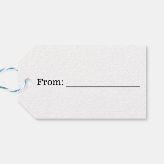 Red, Faux Gold 40th Birthday + aangepaste naam Cadeaulabel (Achterkant Horizontaal)