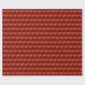 Red, Faux Gold 59th (59th) Event Cadeaupapier (Vlak)