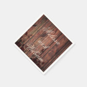 Red Faux Lace Wedding Servetten (Hoek)