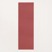 Red Faux Leather Yoga Mat (Achterkant)
