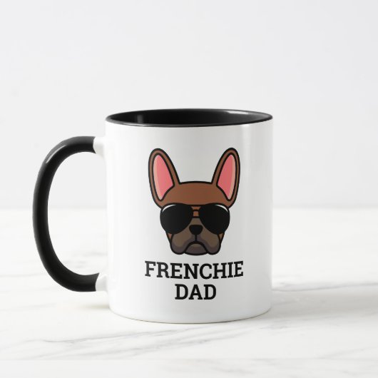 Red Fawn French Bulldog Frenchie Dog Dad Mok (Links)