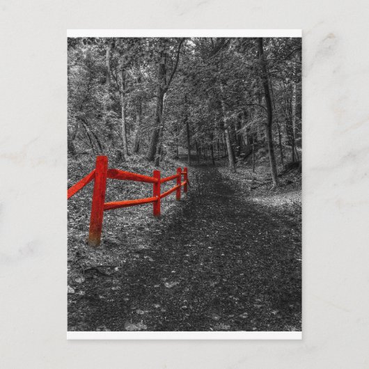 Red Fence Briefkaart (Voorkant)