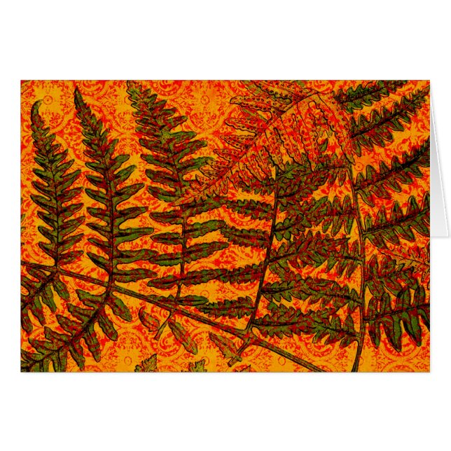 Red Fern-kaart (Voorkant Horizontaal)