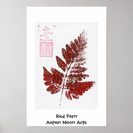 Red Fern Poster (Voorkant)