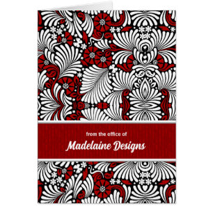 Red Fern Wood Professioneel Zakelijk Blank