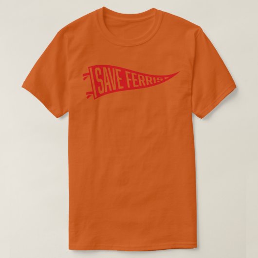 Red Ferris Pennant T-shirt (Design voorkant)