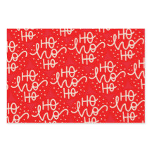 Red Festive Ho Ho Ho Kerstfeestdag