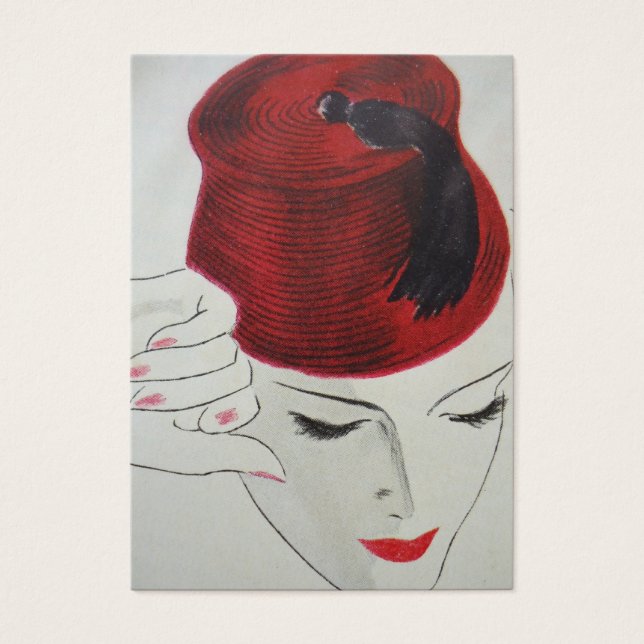 Red Fez Visitekaartjes (Voorkant)