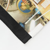 Red Fiat 500, Italië, Fleece Blanket vintage car (Hoek)