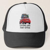 Red Fiat Car Pet