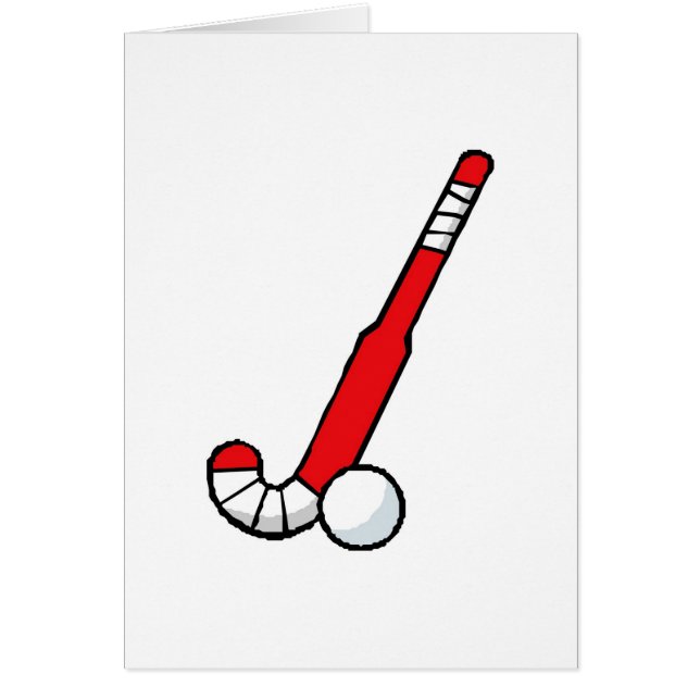 Red Field Hockey Stick (Voorkant)