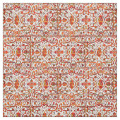 Red Filigree Stof (Swatch)