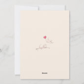 Red Fingerprint Pattern Valentines Day Feestdagenkaart (Achterkant)