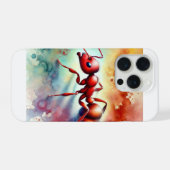 Red Fire Ant 131024AREF103 - Watercolor iPhone Hoesje (Achterkant horizontaal)