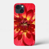 Red Fire Dahlia Flower Case-Mate iPhone Case (Achterkant)