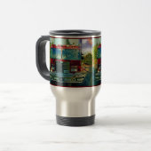 Red Fire-engine Fireman's Travel Mug Reisbeker (Voorkant links)