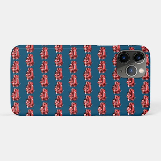 Red Fire Engines Case-Mate iPhone Case (Achterkant (horizontaal))