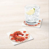 Red Fire Horse – 2026 Nieuwjaarsfeest Ontwerp Kartonnen Onderzetters (Insitu)