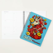 Red Fire Horse – Chinese Zodiac 2026 Planner (Display)