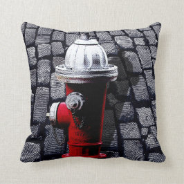 Red Fire Hydrant New York City Kussen