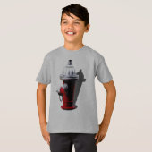 Red Fire Hydrant New York Tshirt (Voorkant volledig)